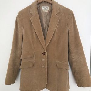 Tan vintage corduroy blazer